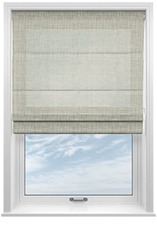 Siena Voile, Khaki Brown - Motorised Roman Blind